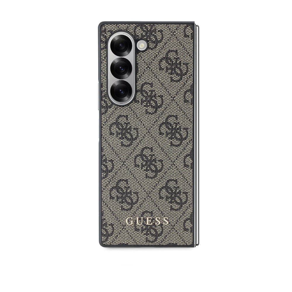 Etui na Samsung Galaxy Z Fold6 F956, Guess, 4G, Brązowy