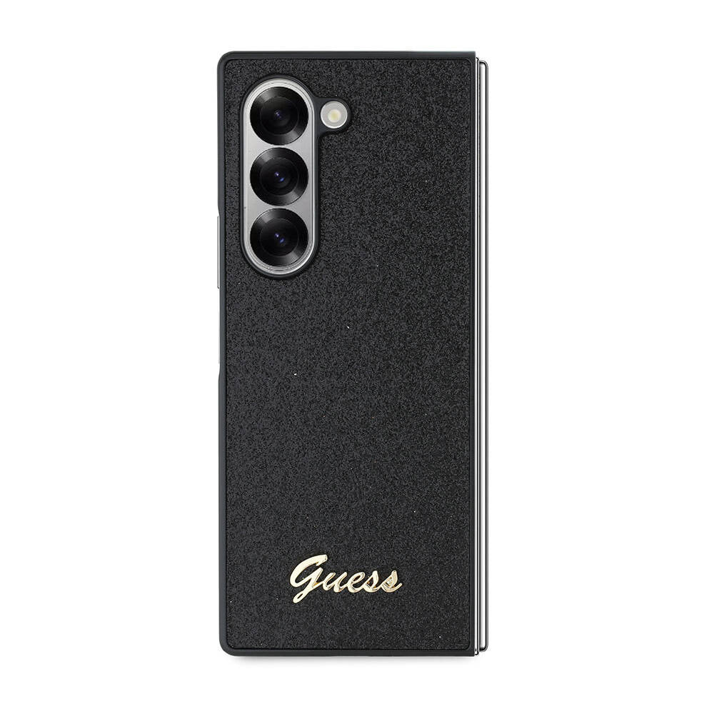 Etui na Samsung Galaxy Z Fold6 F956, Guess, Glitter Script, Czarne