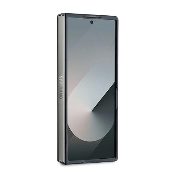 Etui do Samsung Galaxy Z Fold6 F956, Karl Lagerfeld, Saffiano Monogram Karl's Head Metal, Czarne