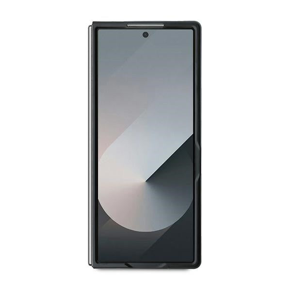 Etui do Samsung Galaxy Z Fold6 F956, Karl Lagerfeld, Saffiano Monogram Karl's Head Metal, Czarne