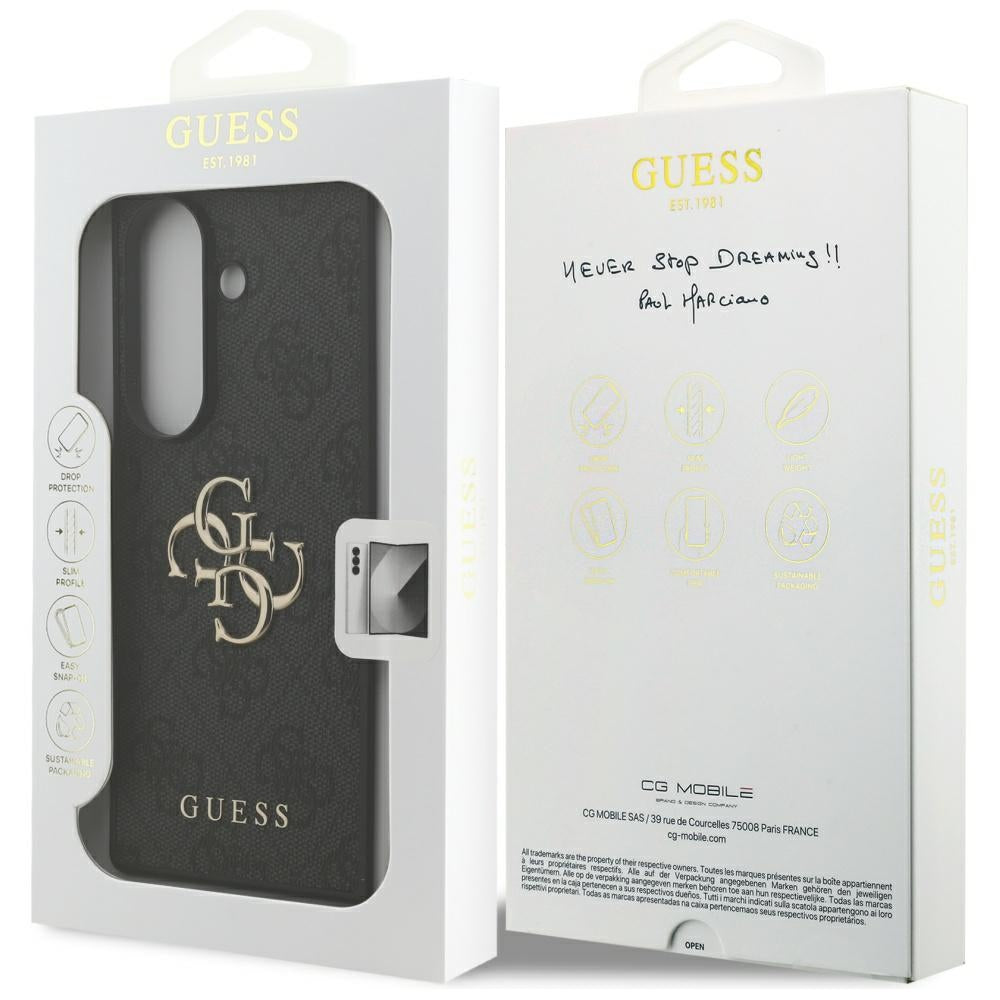 Etui na Samsung Galaxy Z Fold7 F966, Guess, 4G Big Logo, Czarne