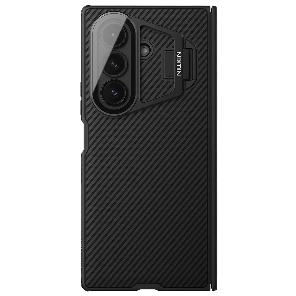 Etui na Samsung Galaxy Z Fold7 F966, Nillkin, CamShield Prop z przezroczystą osłoną obiektywu, czarne