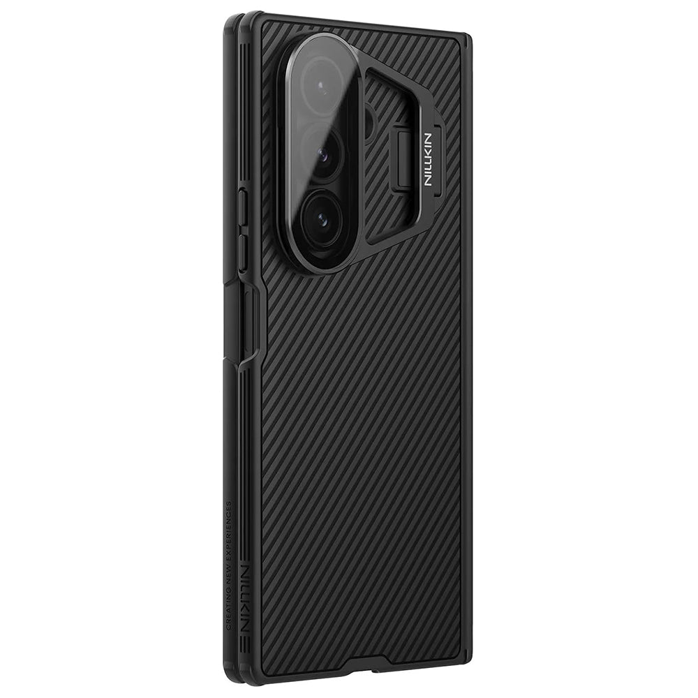 Etui na Samsung Galaxy Z Fold7 F966, Nillkin, CamShield Prop z przezroczystą osłoną obiektywu, czarne