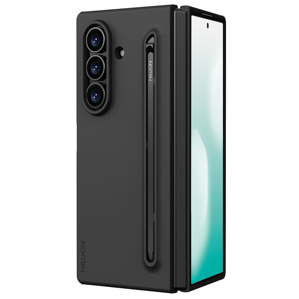 Case for Samsung Galaxy Z Fold7 F966, Nillkin, Flex Pure with S-Pen Holder, Black