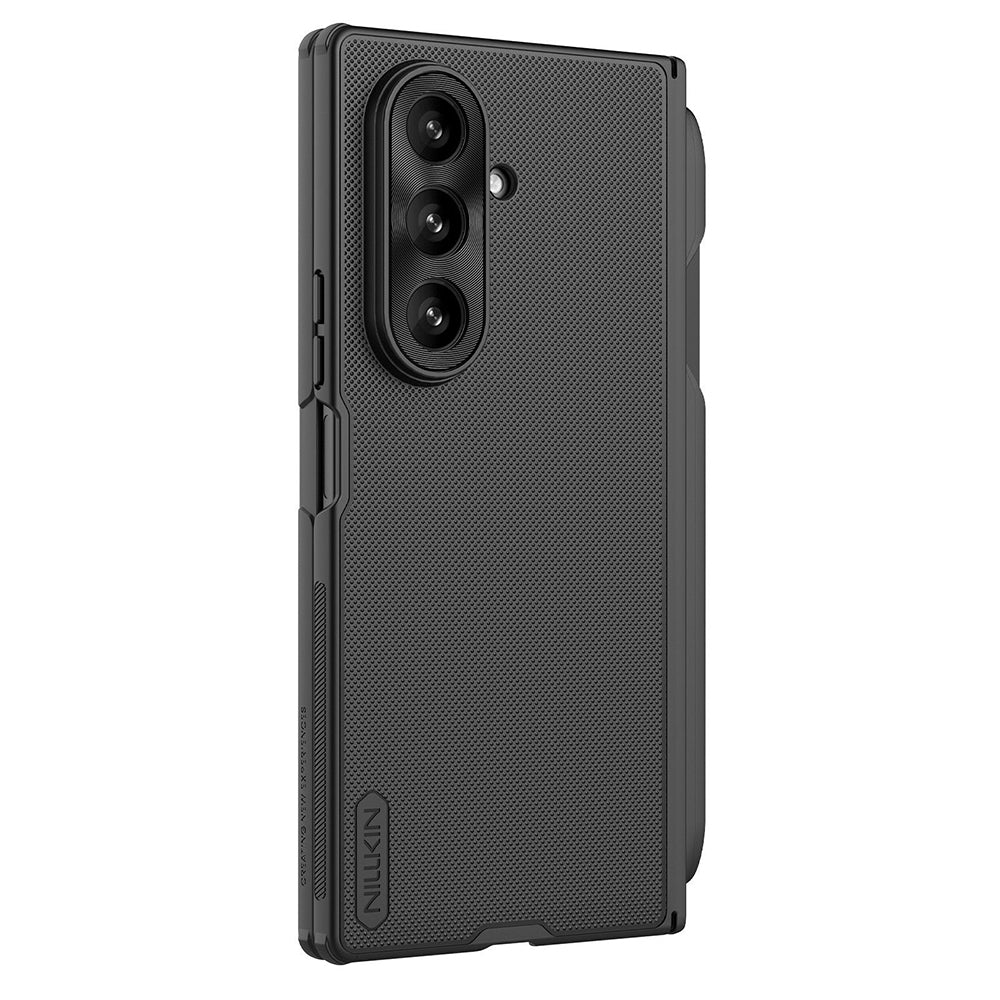 Etui na Samsung Galaxy Z Fold7 F966, Nillkin, Super Frosted Shield z uchwytem na długopis, czarne