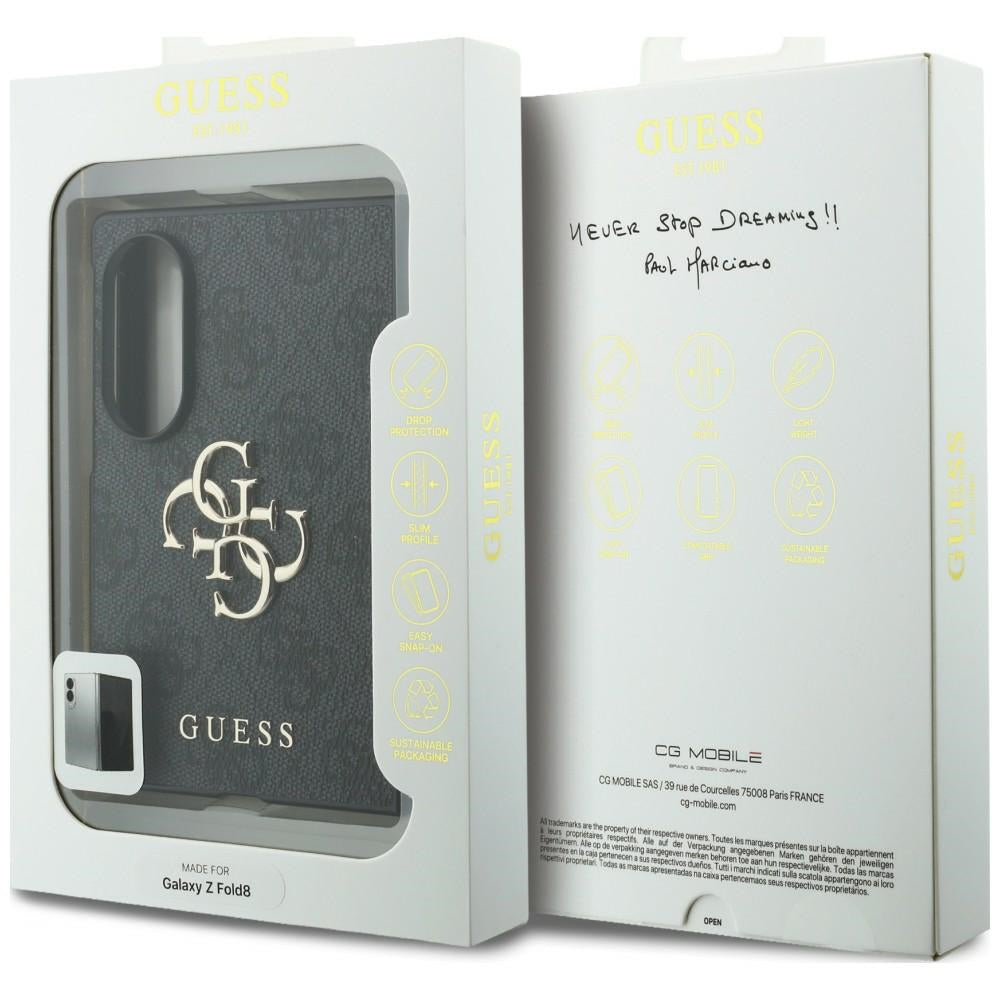 Etui na Samsung Galaxy Z Fold8 F971, Guess, 4G Big Logo, czarne