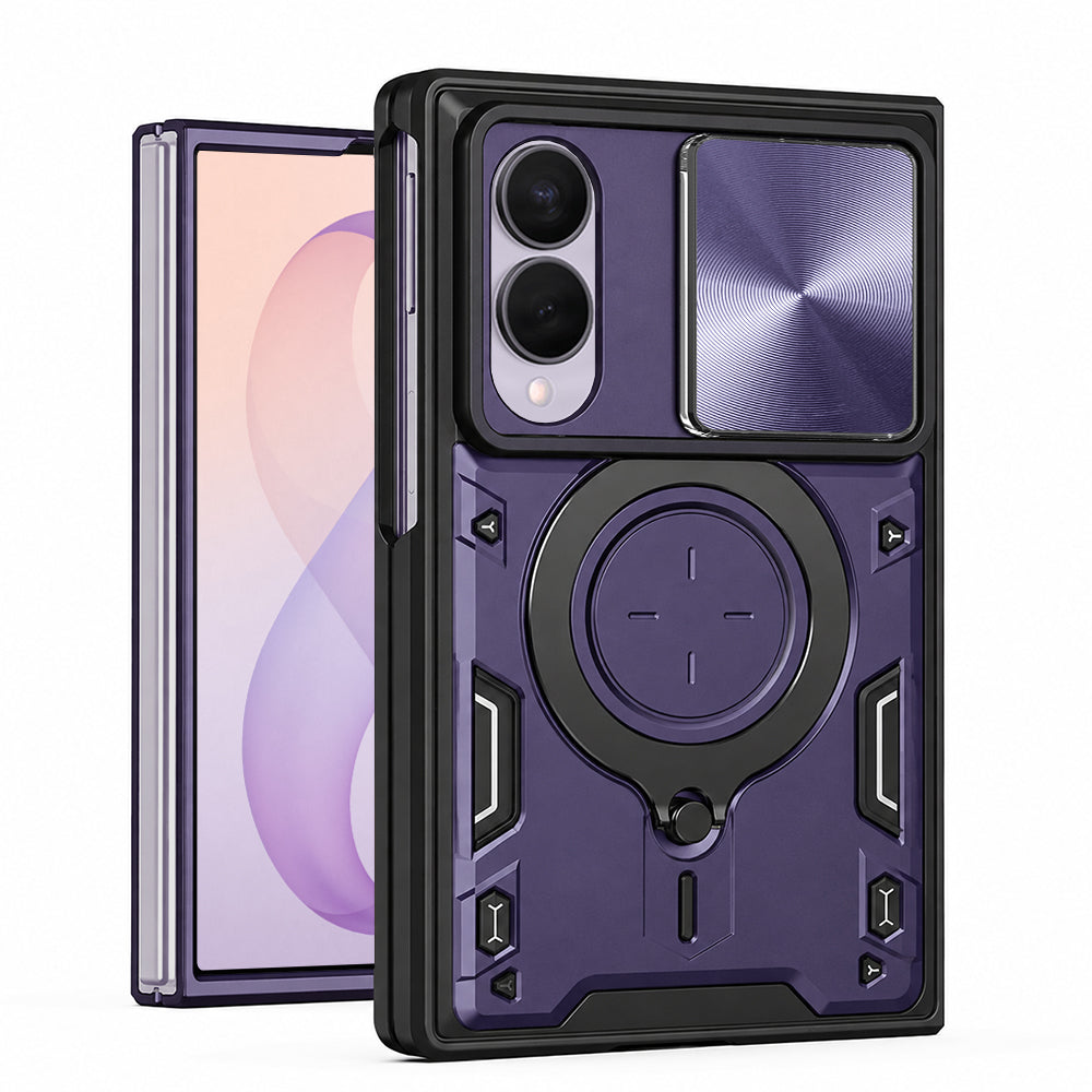 Etui na Samsung Galaxy Z Fold8 F971, Techsuit, CamGuard Pro, Fioletowy