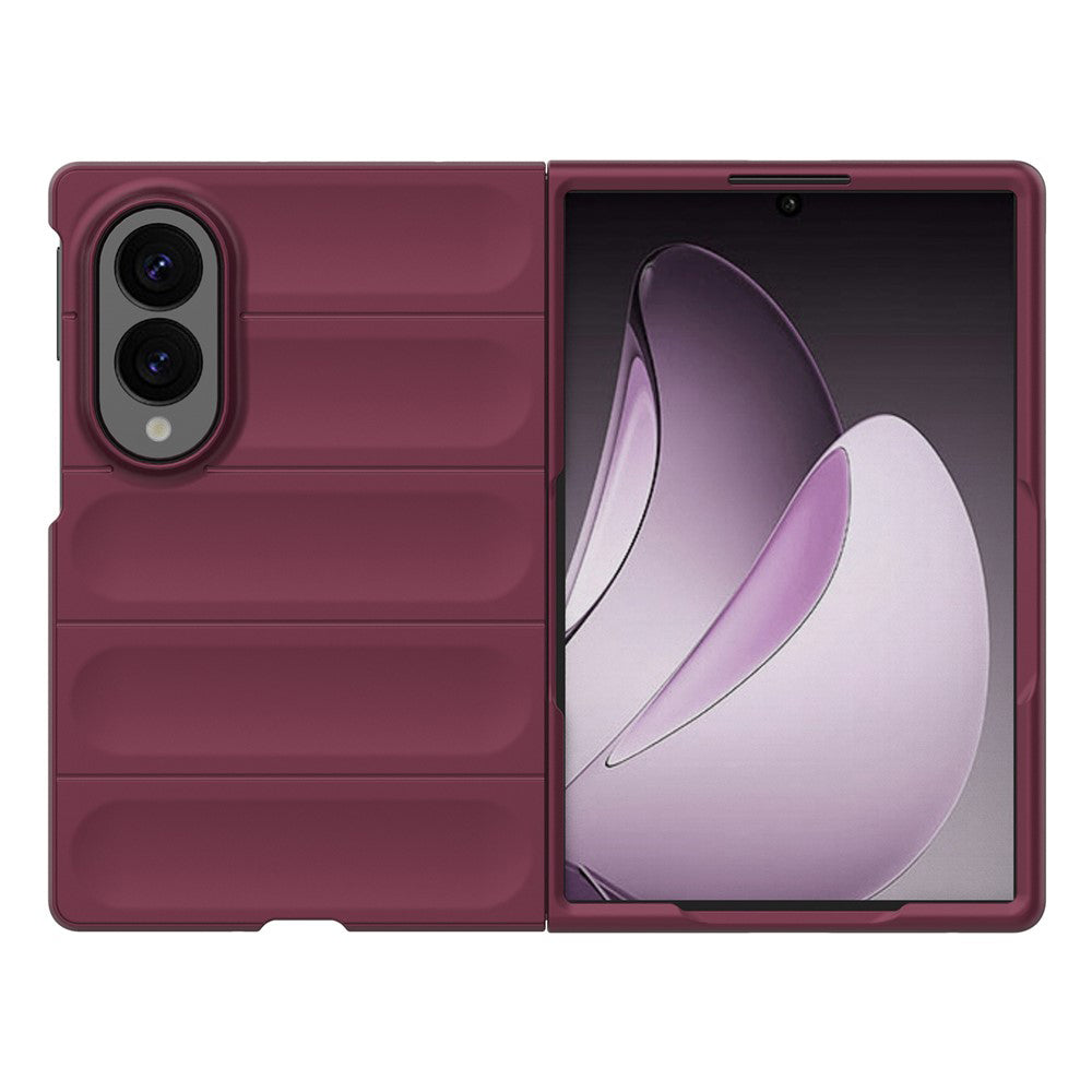 Case for Samsung Galaxy Z Fold8 F971, Techsuit, Magic Shield, Burgundy