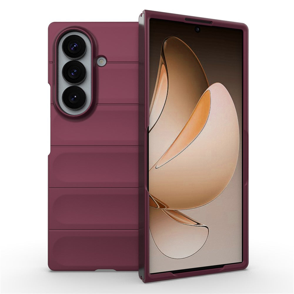 Etui na Samsung Galaxy Z Fold8 Ultra F976, Techsuit, Magic Shield, Wiśniowy