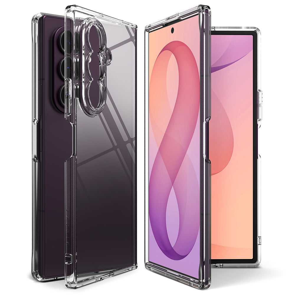 Etui na Samsung Galaxy Z Fold8 Ultra F976, Ringke, Fusion, Przezroczyste