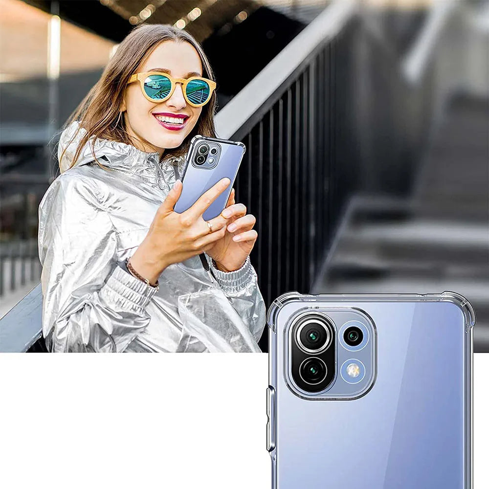 Etui na Xiaomi 11 Lite 5G NE / Mi 11 Lite 5G / 11 Lite, Techsuit, odporne na wstrząsy, przezroczyste
