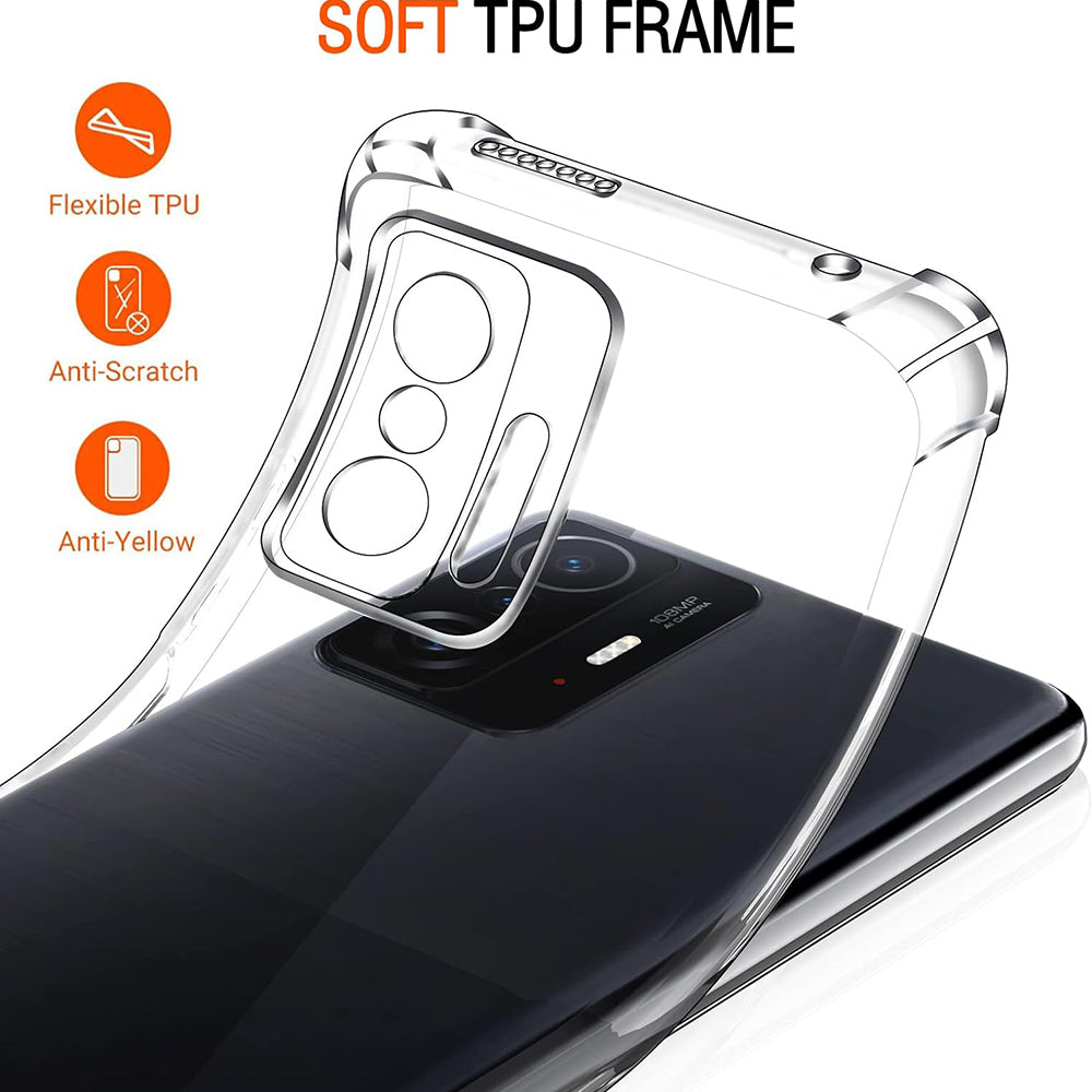 Etui na Xiaomi 11T / 11T Pro, Techsuit, Shockproof Clear, Przezroczyste