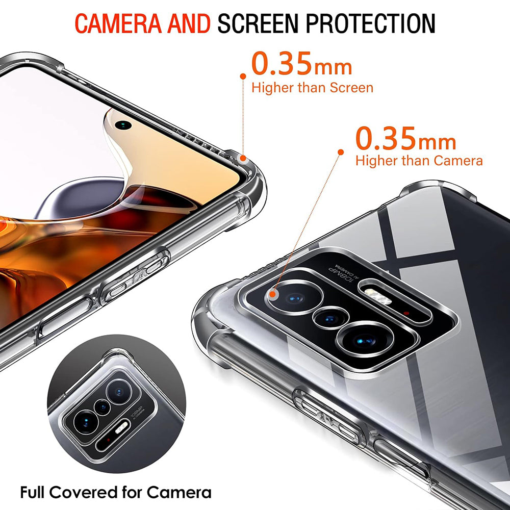 Etui na Xiaomi 11T / 11T Pro, Techsuit, Shockproof Clear, Przezroczyste