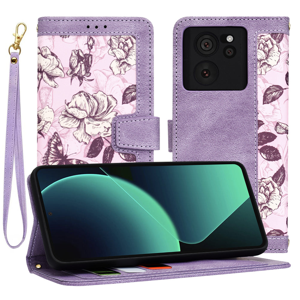 Etui na Xiaomi 13T Pro / 13T, Techsuit, FlipCraft, Fioletowy