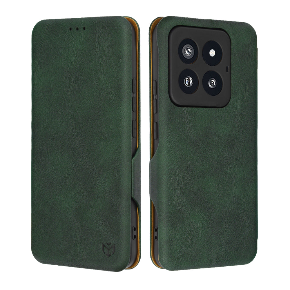 Etui do Xiaomi 14 Pro, Techsuit, Safe Wallet Plus, Zielony