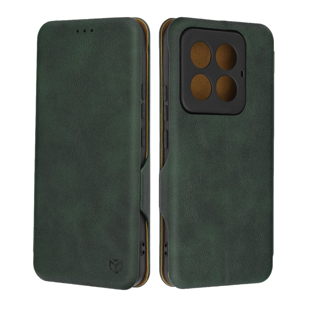 Etui do Xiaomi 14 Pro, Techsuit, Safe Wallet Plus, Zielony