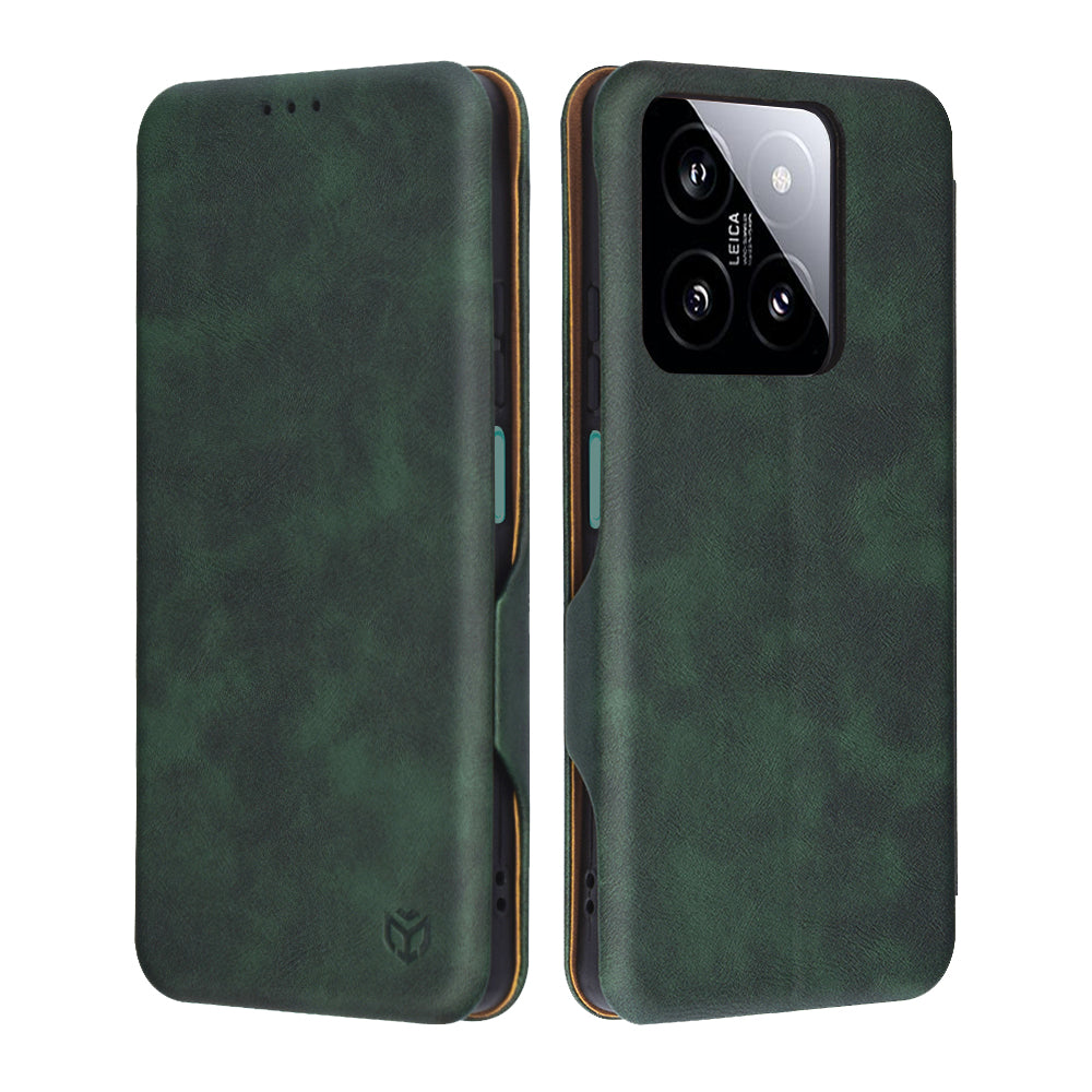 Etui na Xiaomi 14, Techsuit, Safe Wallet Plus, Zielony