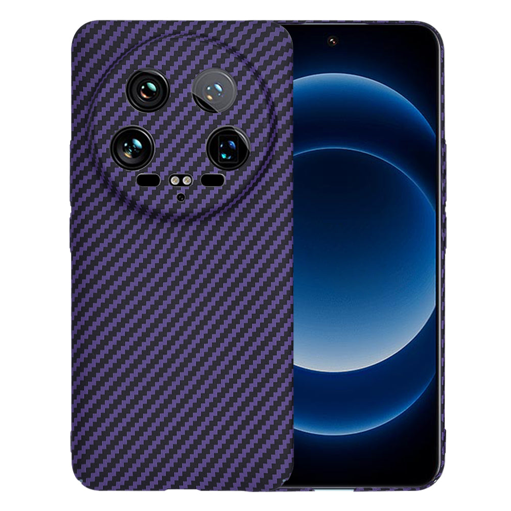 Etui na Xiaomi 14 Ultra, Techsuit, Carbonite FiberShell, Fioletowy