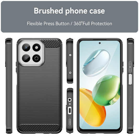 Case for Xiaomi 14T Pro, Techsuit, Carbon, Black