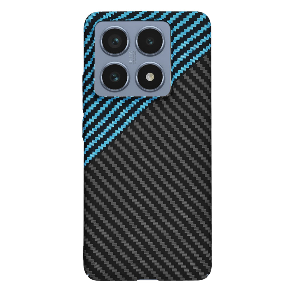 Etui do Xiaomi 14T Pro, Techsuit, Carbonite FiberShell, Czarna Bleu