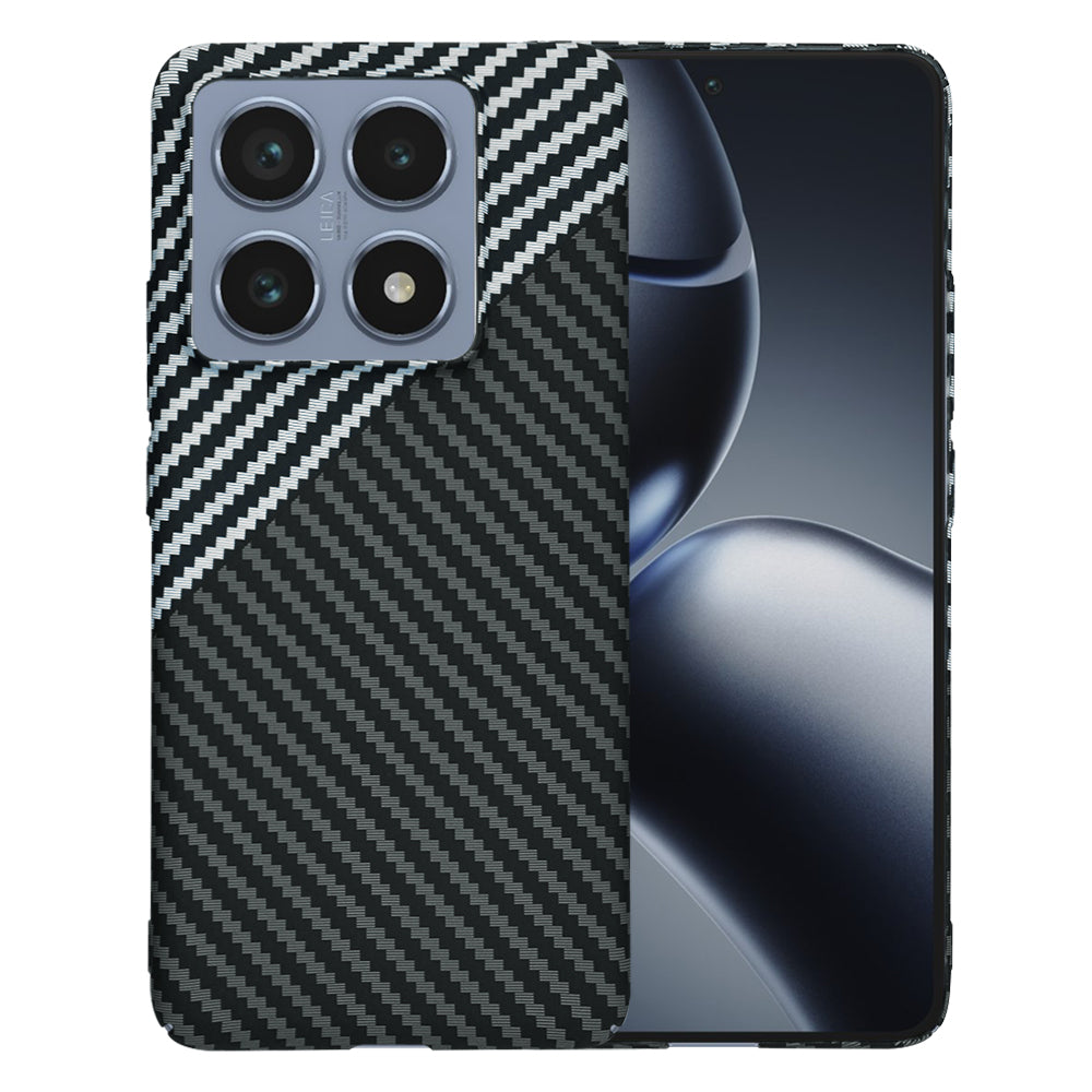 Etui na Xiaomi 14T Pro, Techsuit, Carbonite FiberShell, Czarny Szary