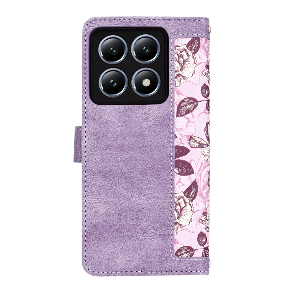 Etui na Xiaomi 14T Pro, Techsuit, FlipCraft, Fioletowy