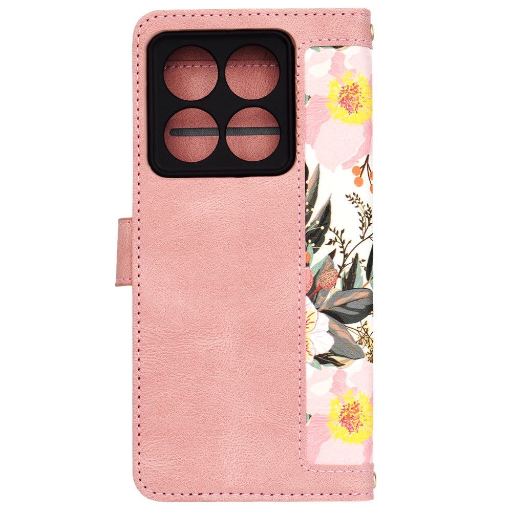 Etui na Xiaomi 14T Pro, Techsuit, FlipCraft, Różowe