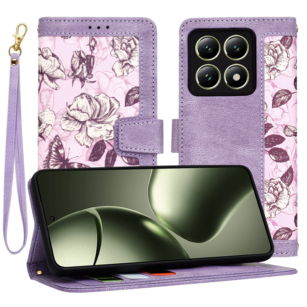 Etui na Xiaomi 14T, Techsuit, FlipCraft, Fioletowy