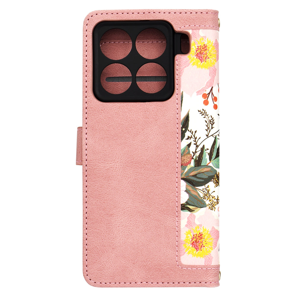 Etui na Xiaomi 15 Pro, Techsuit, FlipCraft, Różowe