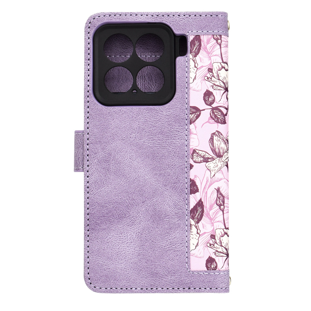 Etui na Xiaomi 15, Techsuit, FlipCraft, Fioletowy