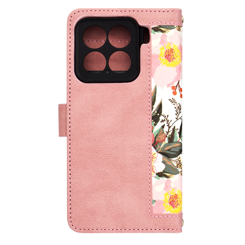Etui na Xiaomi 15, Techsuit, FlipCraft, Różowe