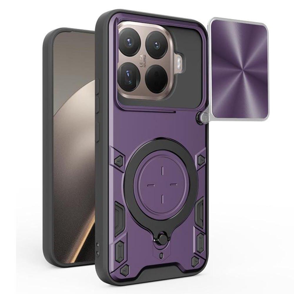 Etui na Xiaomi 15T Pro, Techsuit, CamGuard Pro, Fioletowy