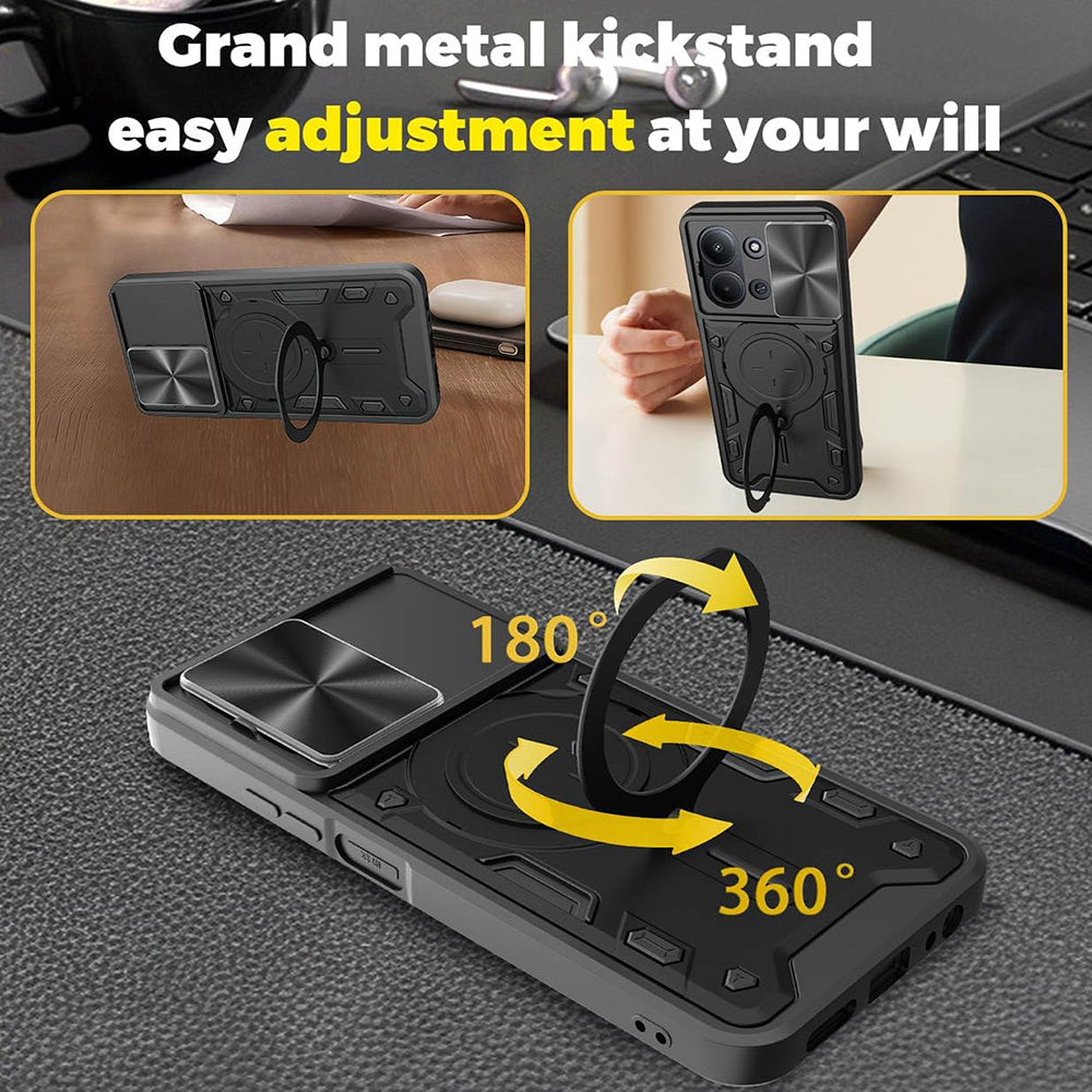 Etui na Xiaomi 15T Pro, Techsuit, CamGuard Pro, czarne