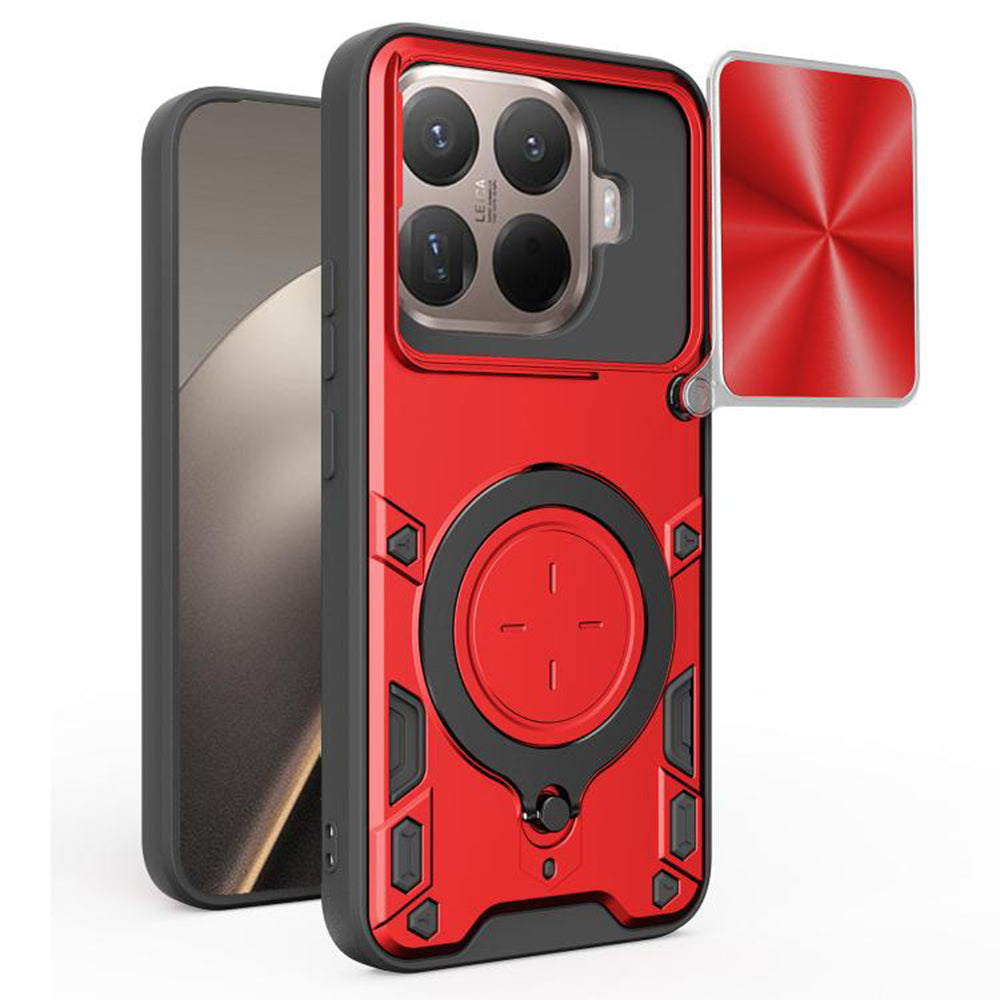 Etui na Xiaomi 15T Pro, Techsuit, CamGuard Pro, Czerwony