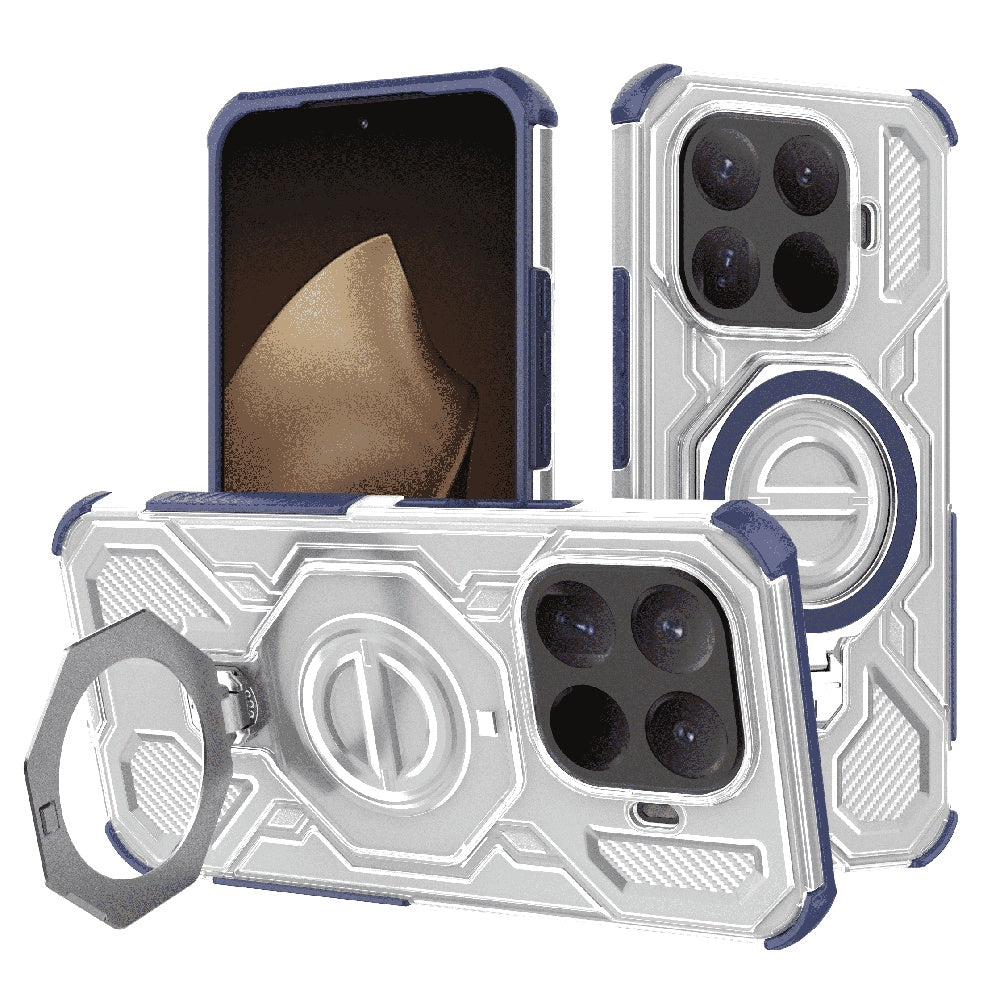 Etui na Xiaomi 15T Pro, Techsuit, Carbon Shield Pro, Niebieskie.