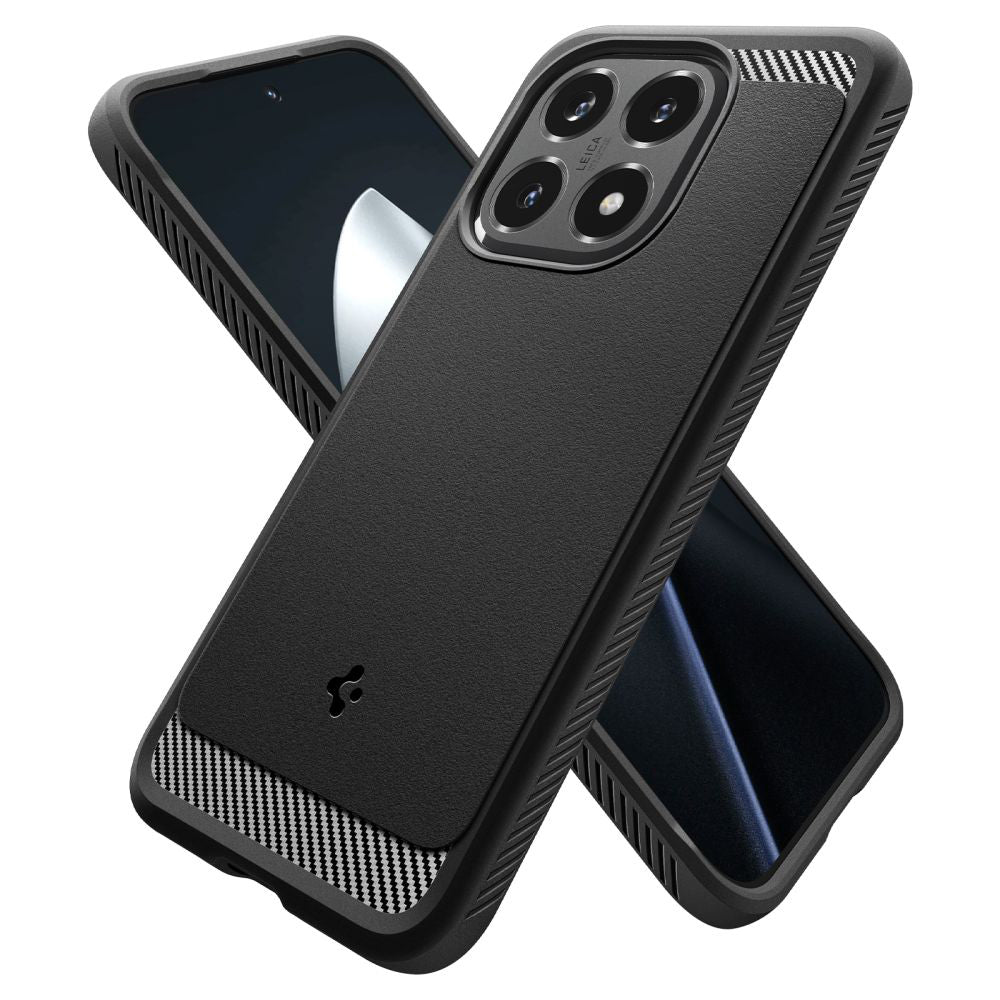 Etui na Xiaomi 15T, Spigen, Rugged Armor, Matowe Czarne ACS10459