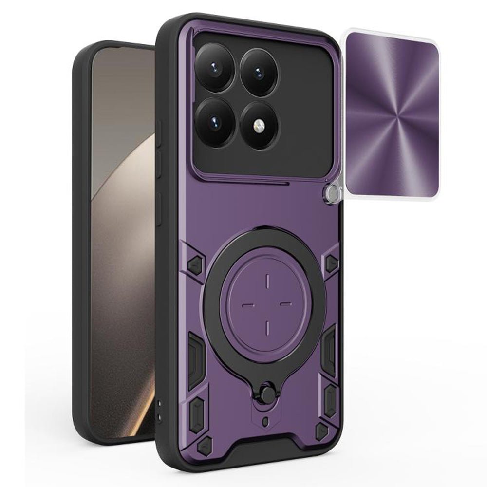 Etui na Xiaomi 15T, Techsuit, CamGuard Pro, Fioletowy