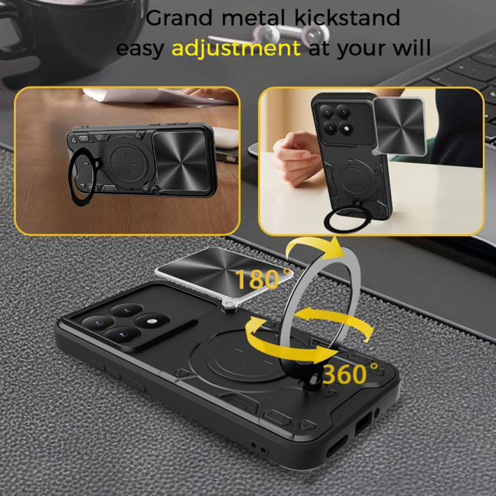 Etui na Xiaomi 15T, Techsuit, CamGuard Pro, Fioletowy