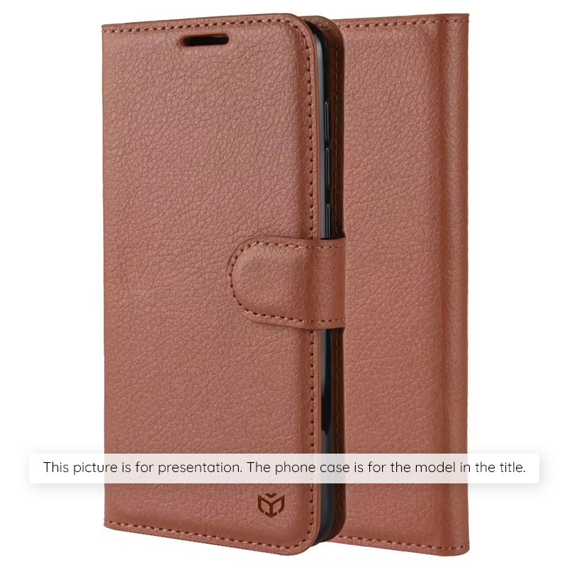Etui na Xiaomi 15T, Techsuit, Leather Folio, Brązowe