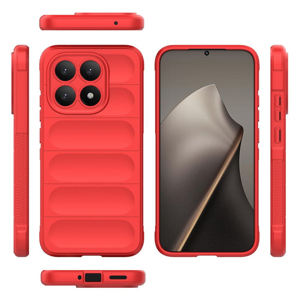 Etui na Xiaomi 15T, Techsuit, Magic Shield, Czerwone