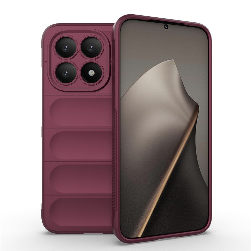 Etui na Xiaomi 15T, Techsuit, Magic Shield, Wiśniowy