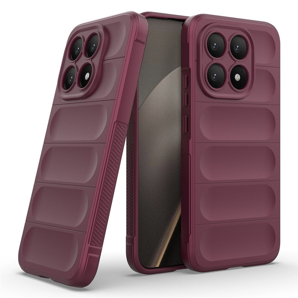 Etui na Xiaomi 15T, Techsuit, Magic Shield, Wiśniowy