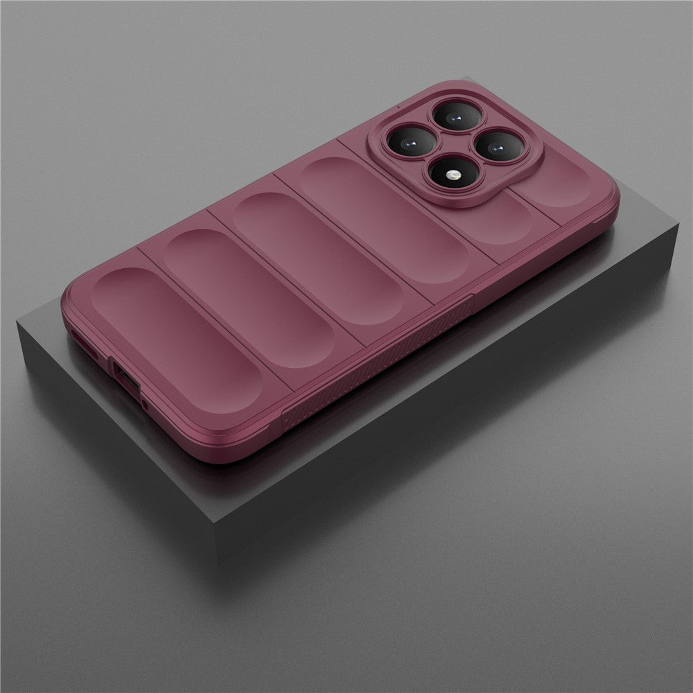Etui na Xiaomi 15T, Techsuit, Magic Shield, Wiśniowy