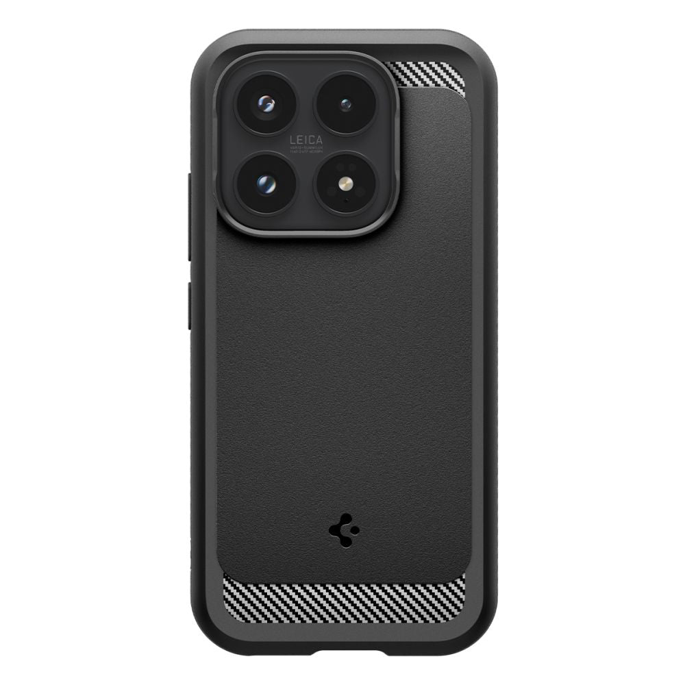 Etui na Xiaomi 17, Spigen, Rugged Armor, Czarne Matowe ACS10458