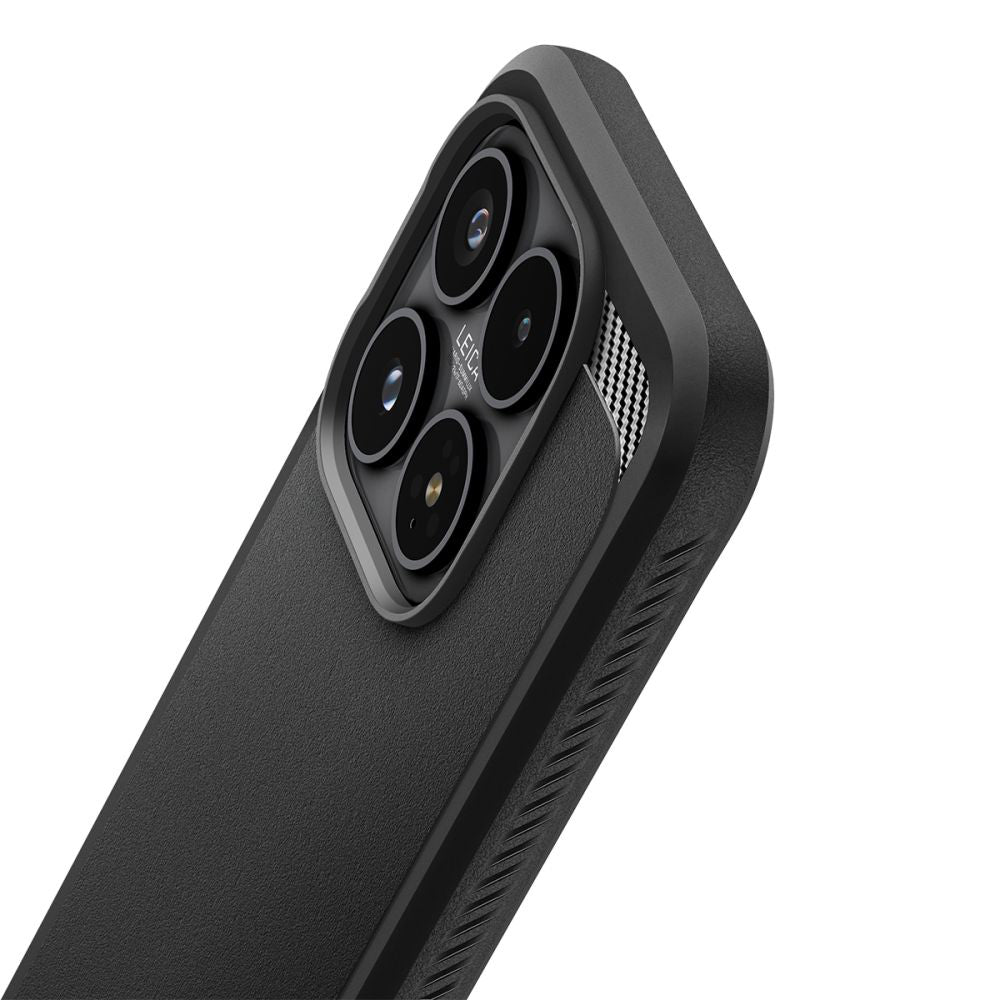 Etui na Xiaomi 17, Spigen, Rugged Armor, Czarne Matowe ACS10458