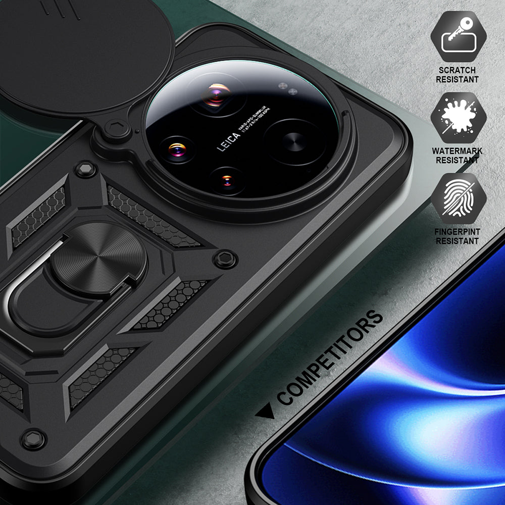 Etui na Xiaomi 17 Ultra, Techsuit, CamShield, Czarne