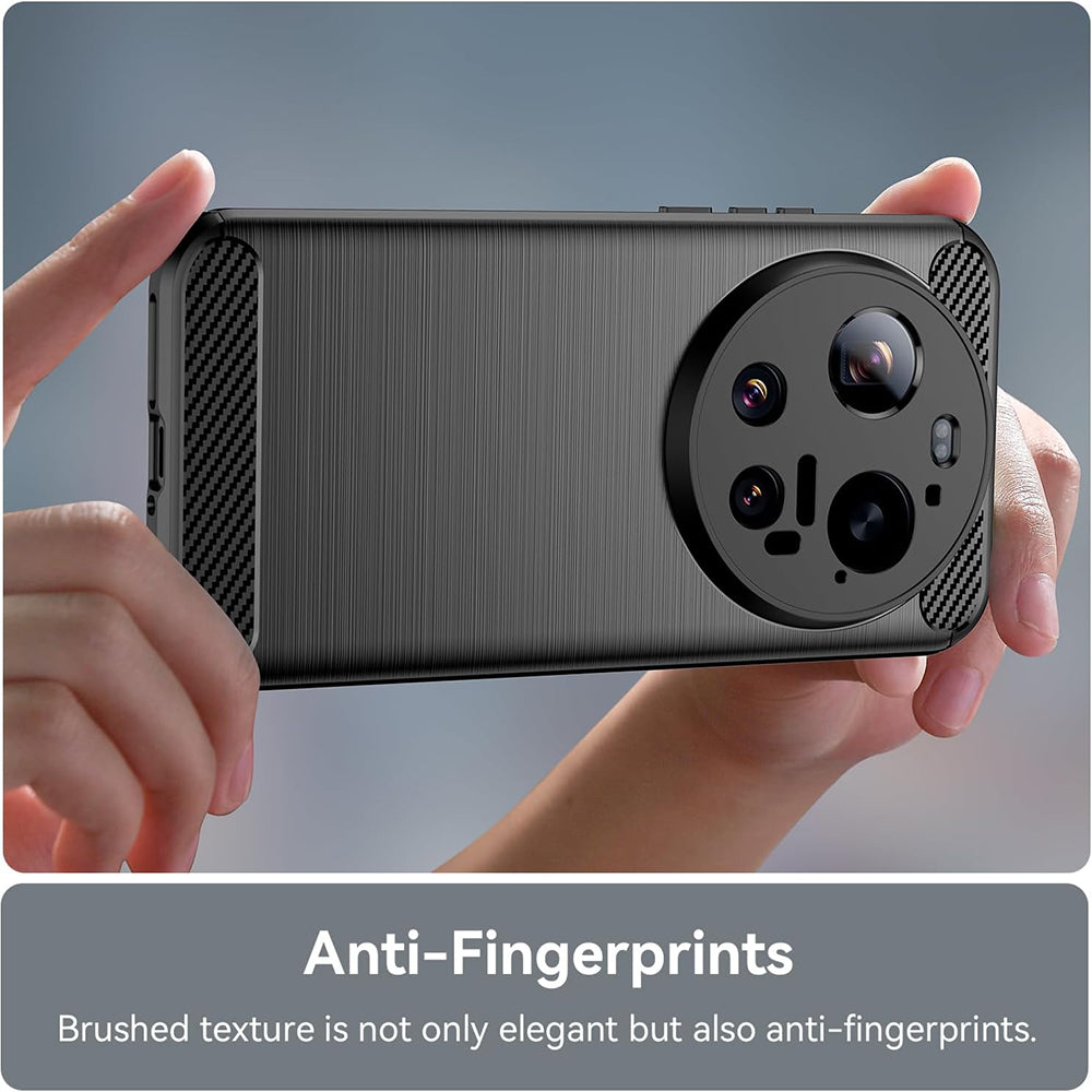 Etui na Xiaomi 17 Ultra, Techsuit, Carbon, Niebieskie