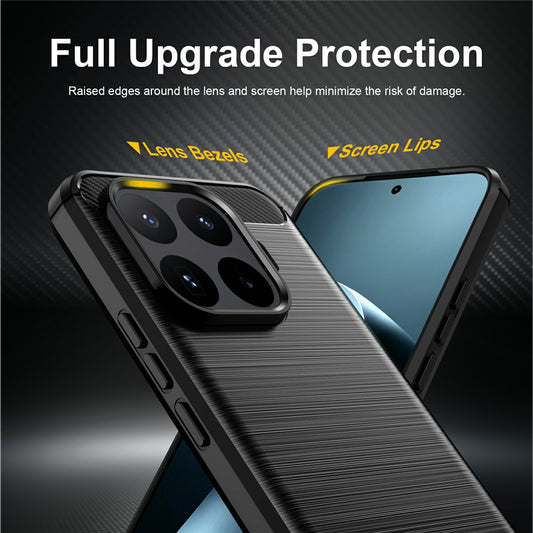 Etui na Xiaomi 17T Pro, Techsuit, Carbon, Czarny