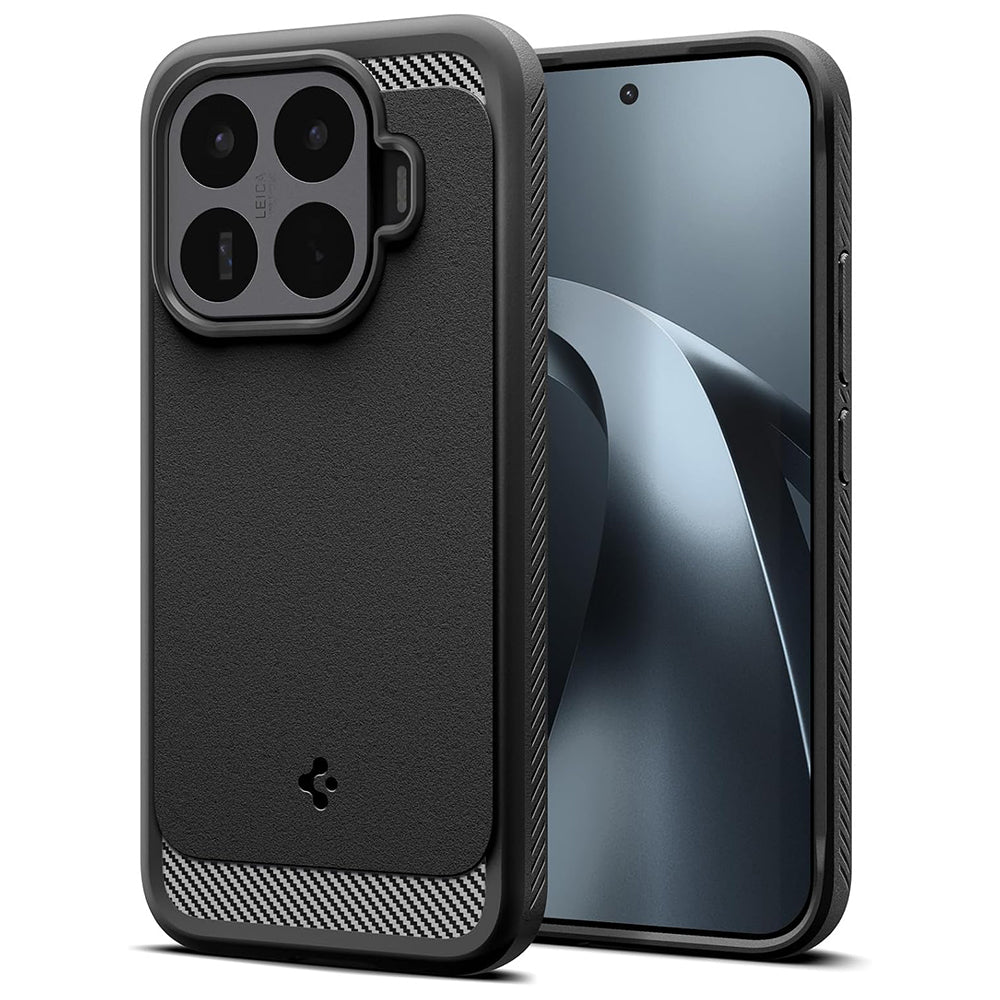 Etui na Xiaomi 17T, Spigen, Rugged Armor, czarne ACS11870