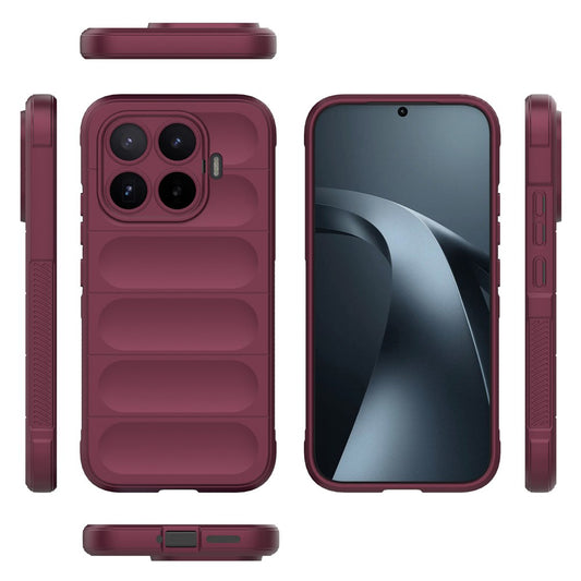 Etui na Xiaomi 17T, Techsuit, Magic Shield, Wiśniowy